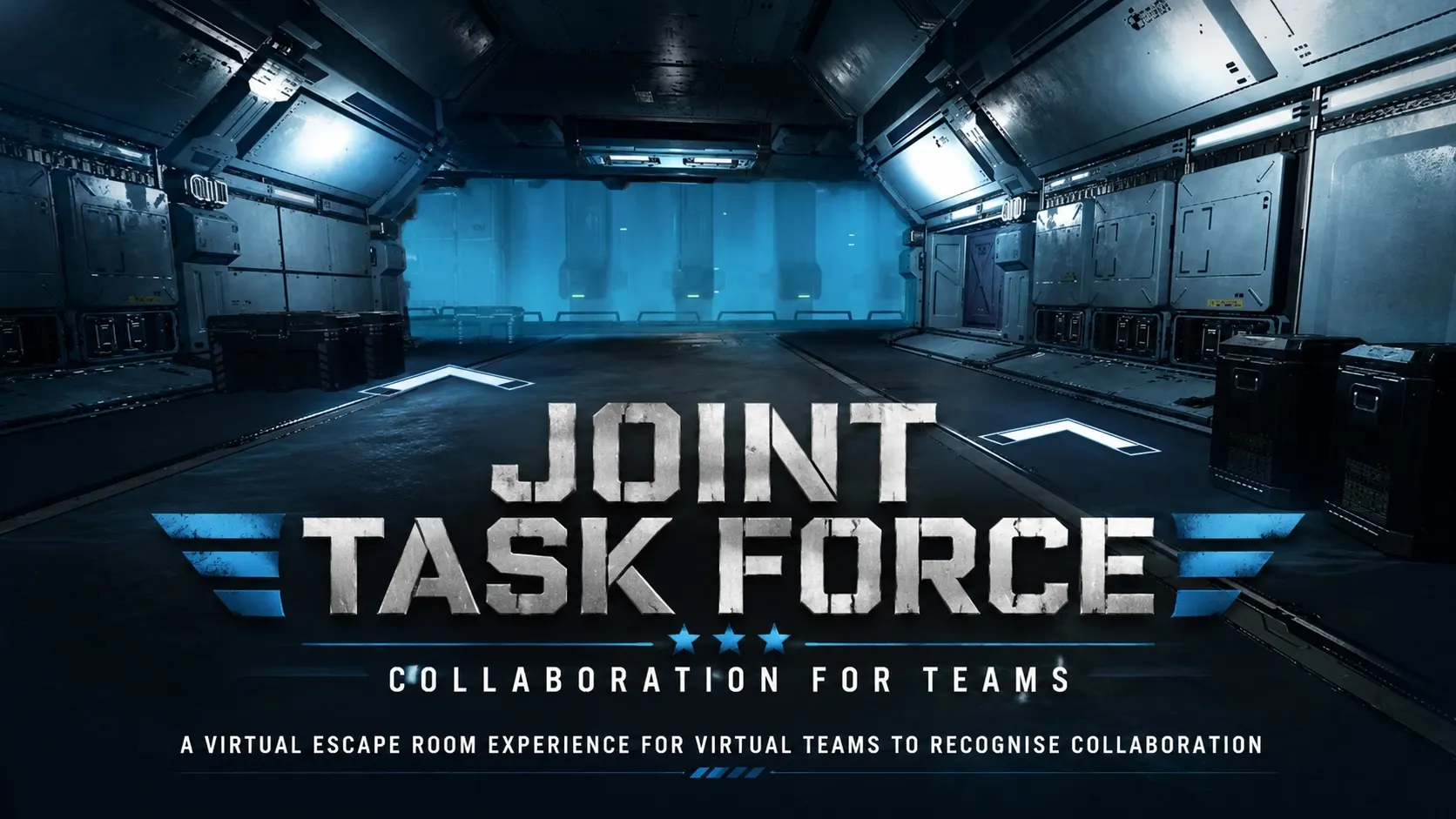 Joint Task Force — split zones collaborating toward a single exit