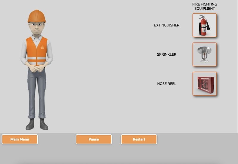#1 Guide to Fire and Safety Training for Employees in India 2 fire and safety course, fire and safety training screen shot ; online fire and safety course, fie safety training
